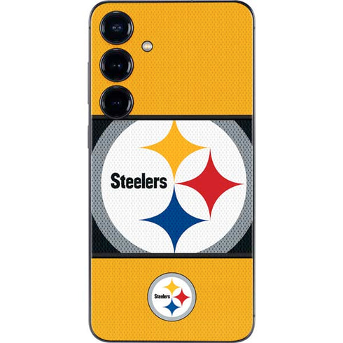 NFL Pittsburgh Steelers Zone Block Galaxy S25 Skin